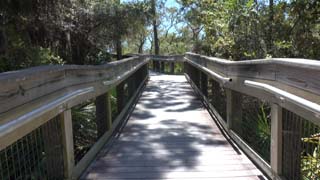 Ramp up to boardwalk
